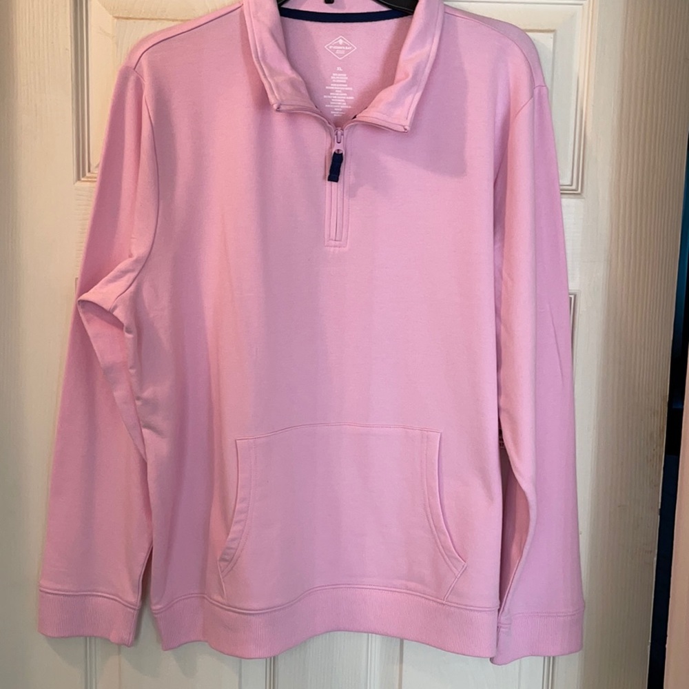 Ladies Quarter Zip French Terry Pullover